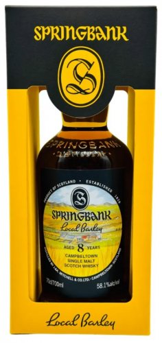 WHISKY SINGLE MALT 8y LOCAL BARLEY 2025 58,1% 700 ML