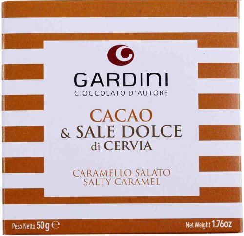 TAVOLETTA CACAO AL CARAMELLO CON SALE DI CERVIA 50 GR