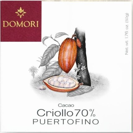 TAVOLETTA CACAO CRIOLLO PUERTOFINO 70% 50 GR