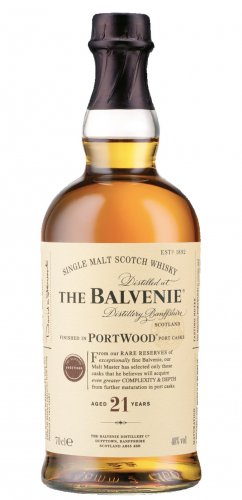 WHISKY THE BALVENIE 40% FINISHED PORTWOOD 21Y 700 ML